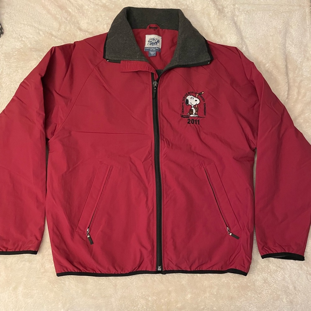 Peanuts Red Snoopy Hockey Jacket